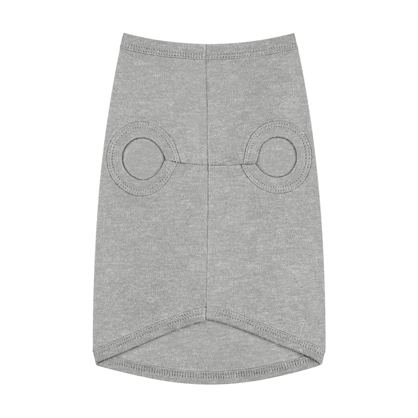 Pet Tank Top — Japanese Wolf Mask Design with Red Moon & Cherry Blossoms