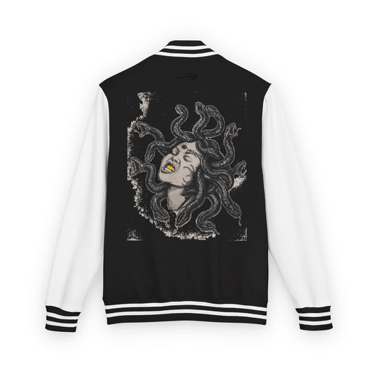 Medusa Graphic Letterman Jacket UNISEX