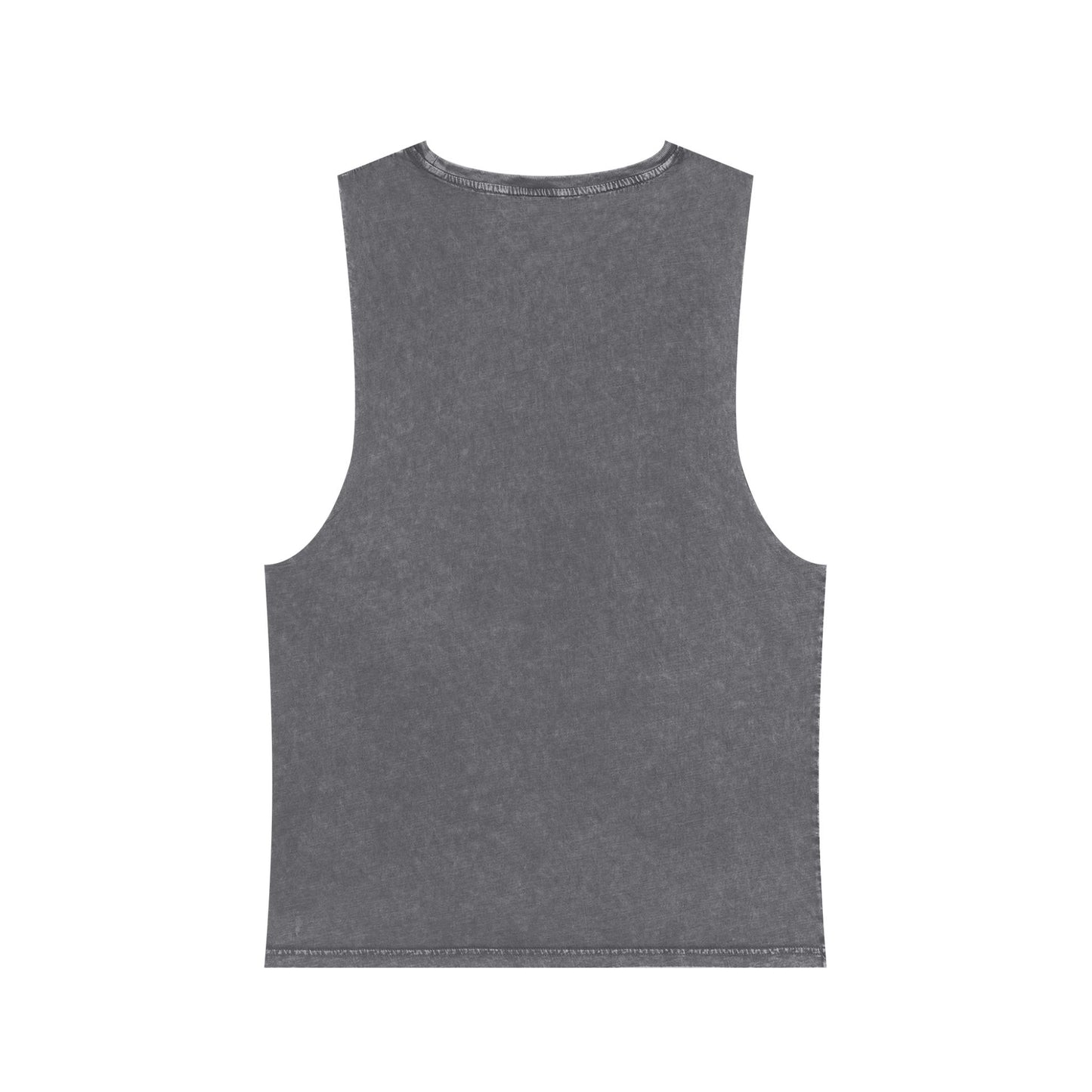 Medusa Stonewash Tank Top — Mythical Goddess Graphic Sleeveless Tee