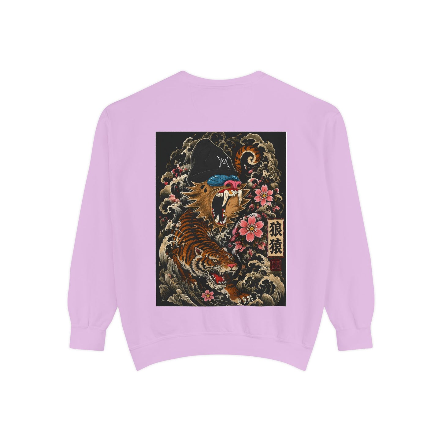 Tiger Wave Sweatshirt — Japanese Tiger Graphic Crewneck